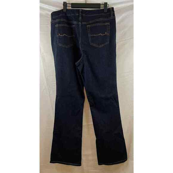 Womens Dark Wash Bootcut Jeans Size 12 St. John Bay - Picture 3 of 3